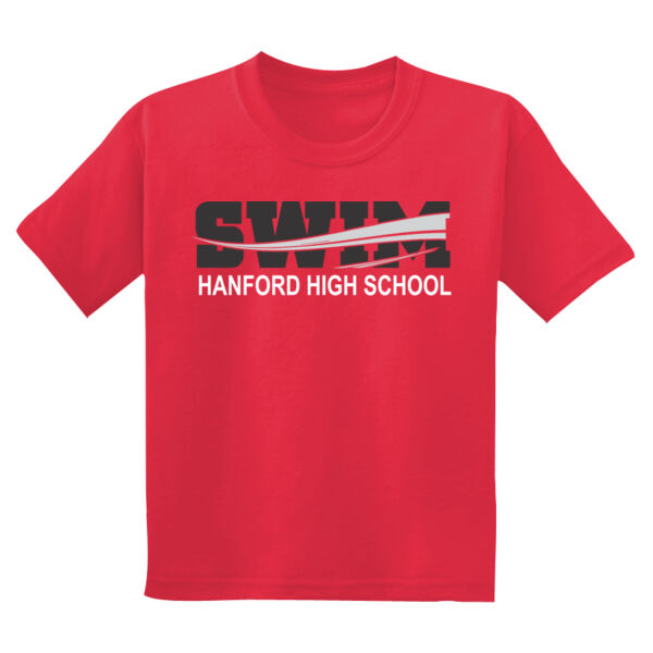 Youth Red Swim Tshirt Thumbnail